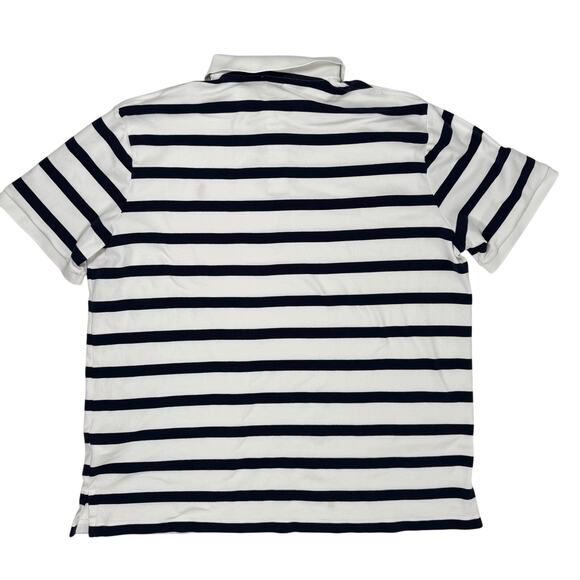 Polo Ralph Lauren Men’s XXL Classic Fit Navy White Stripe Polo Shirt - Picture 2 of 6